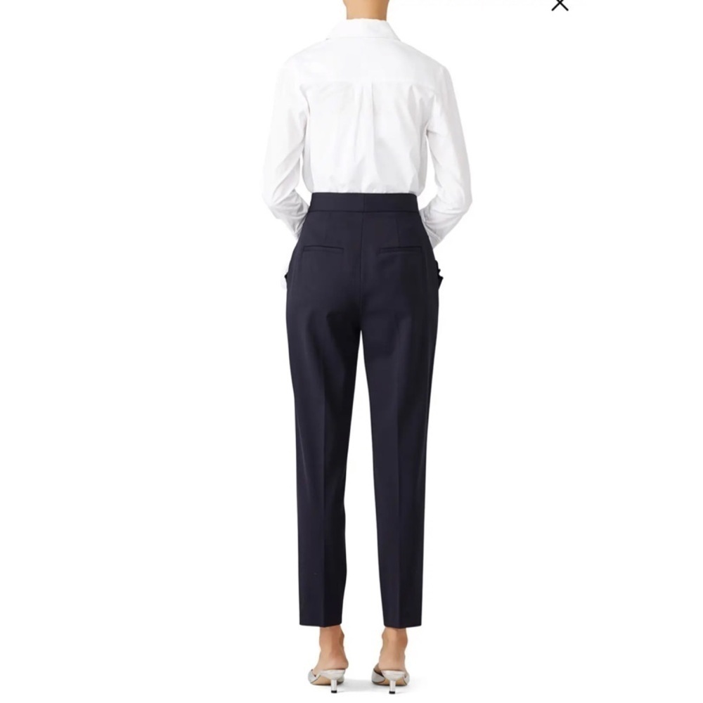 Rebecca Taylor Spring Suiting Ruffle Pants - Picture 14 of 16